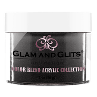 Glam & Glits Acrylic Powder Color Blend Black Mail 2 oz - Bl3048 - Premier Nail Supply