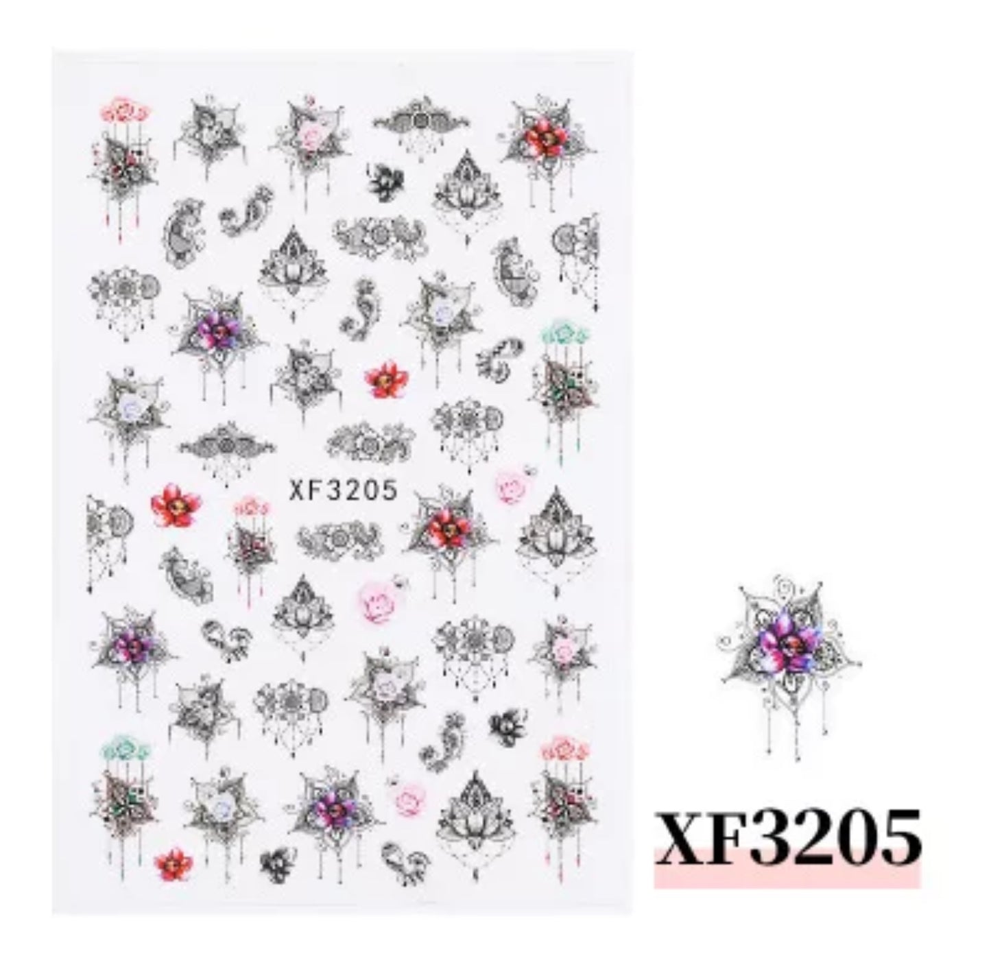 Black Jewelry & Mix Color XF3205 - Premier Nail Supply