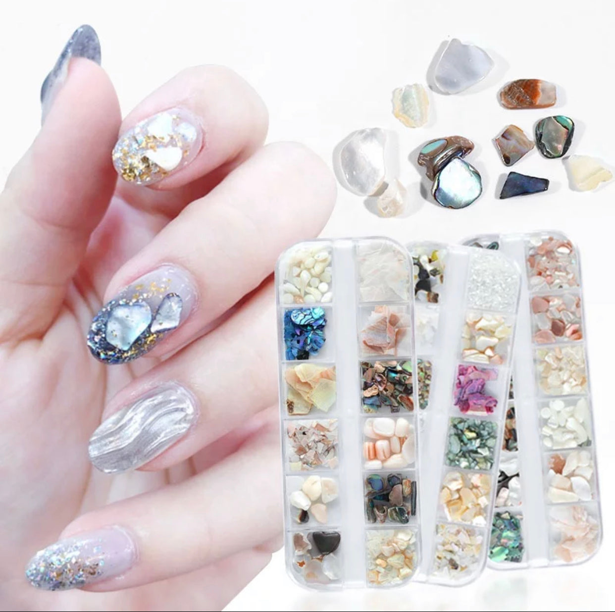 Fashion Seashells Jewelry 3D Charms Nail Art Design HB - Premier Nail Supply