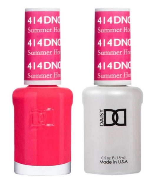 DND  Gelcolor - Summer Hot Pink 0.5 oz - #DD414 - Premier Nail Supply