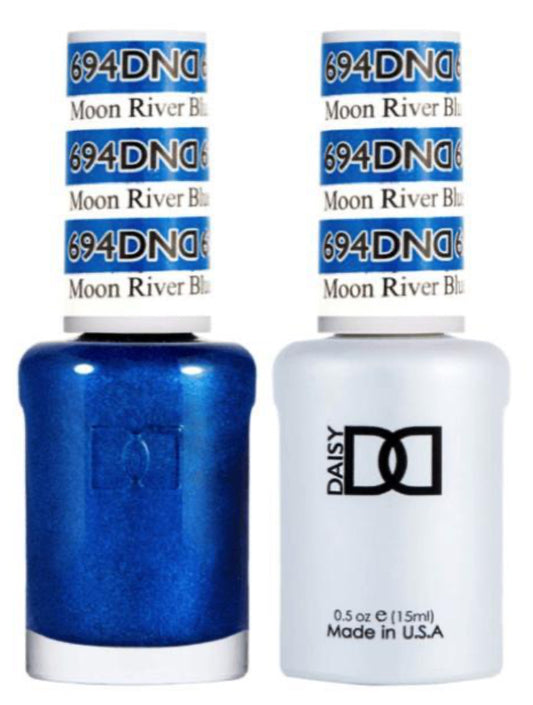DND  Gelcolor - Moon River Blue 0.5 oz - #DD694 - Premier Nail Supply
