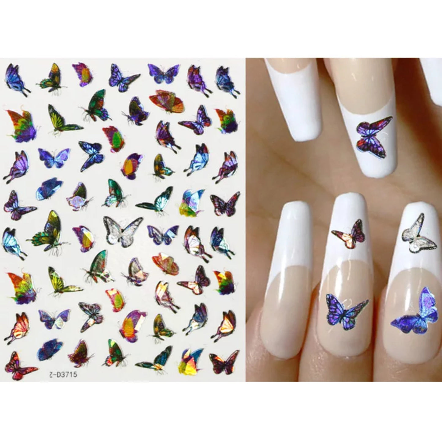 Holographic Butterfly Z-D3715 - Premier Nail Supply