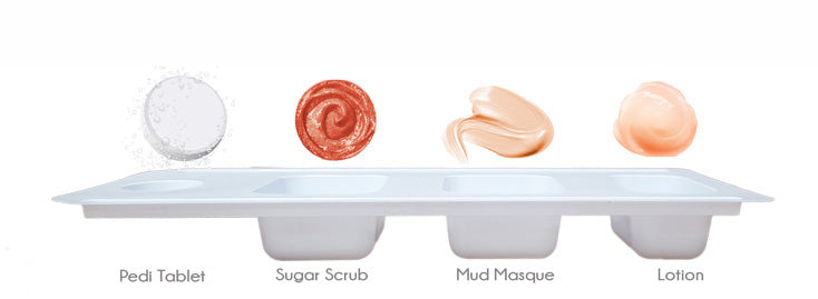 Triple X Brands Deluxe Premium 4 in 1 Pedi Spa Milk + Honey - Premier Nail Supply