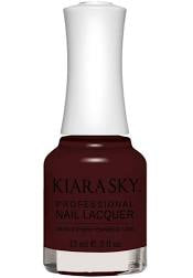 Kiara Sky Nail lacquer - Riyalistic Maroon 0.5 oz - #N545 - Premier Nail Supply