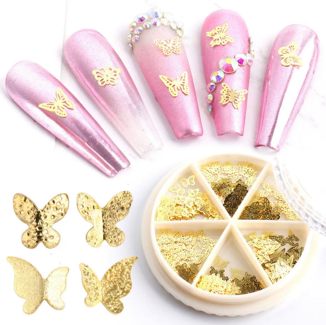 Sequins Butterfly 3D - Premier Nail Supply