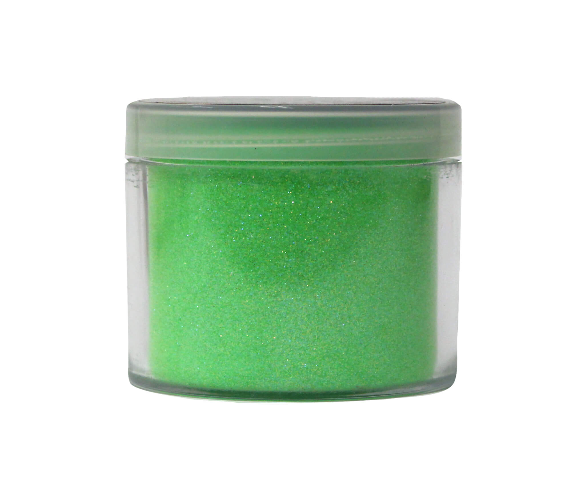 Electric Lime Shine Iridescent Nail Glitter For Nail Art (15gm Bag)