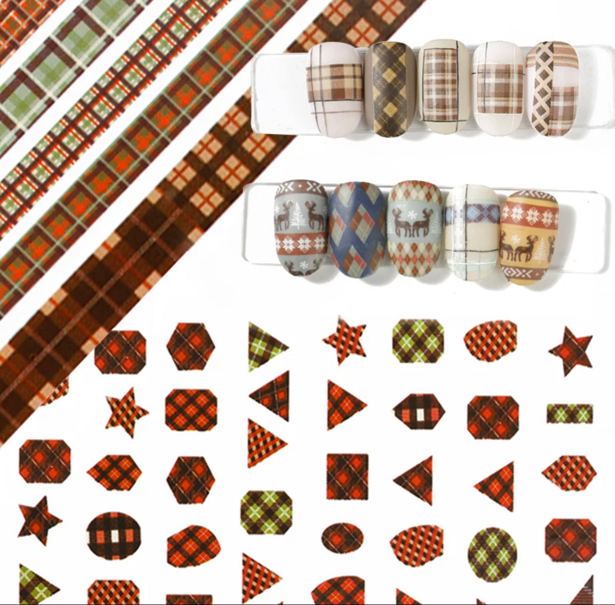 Reindeer Christmas Design ZG-04 - Premier Nail Supply