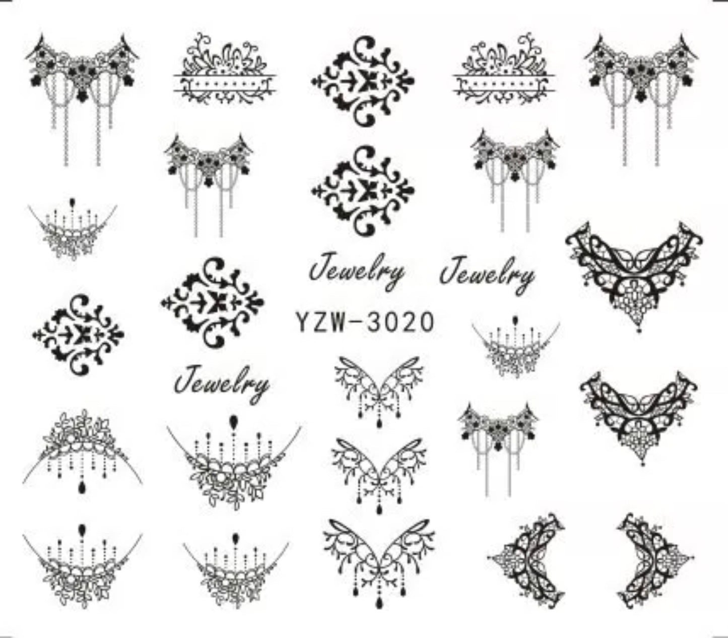 Black Jewelry - YZW-3020 - Premier Nail Supply