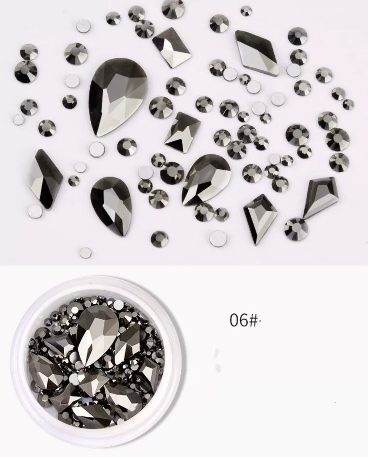 Big Teardrop Rhinestone - Premier Nail Supply