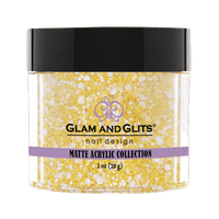 Glam & Glits Matte Acrylic Powder Honey Meringue 1oz - MAT614 - Premier Nail Supply