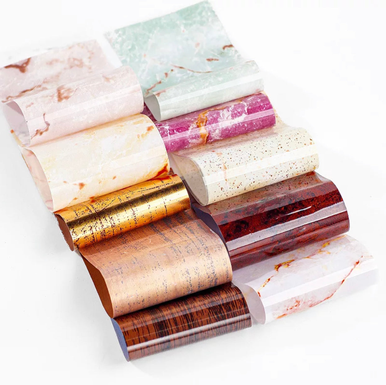 Marble Mix Design 10 Rolls - Premier Nail Supply