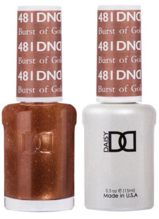 DND  Gelcolor - Burst Of Gold 0.5 oz - #DD481 - Premier Nail Supply