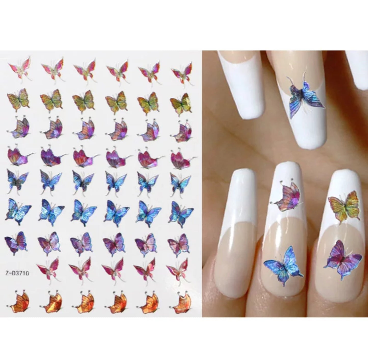 Holographic Butterfly Z-D3710 - Premier Nail Supply