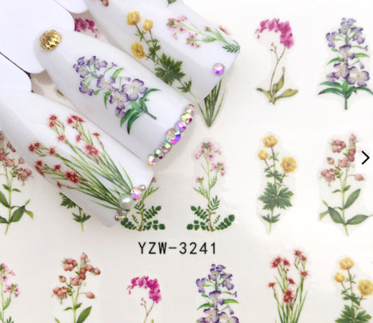 Spring Flowers YZW-3241 - Premier Nail Supply