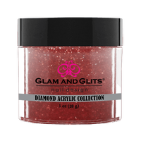 Glam & Glits Diamond Acrylic (Shimmer) - Ruby Red 1 oz - DAC89 - Premier Nail Supply