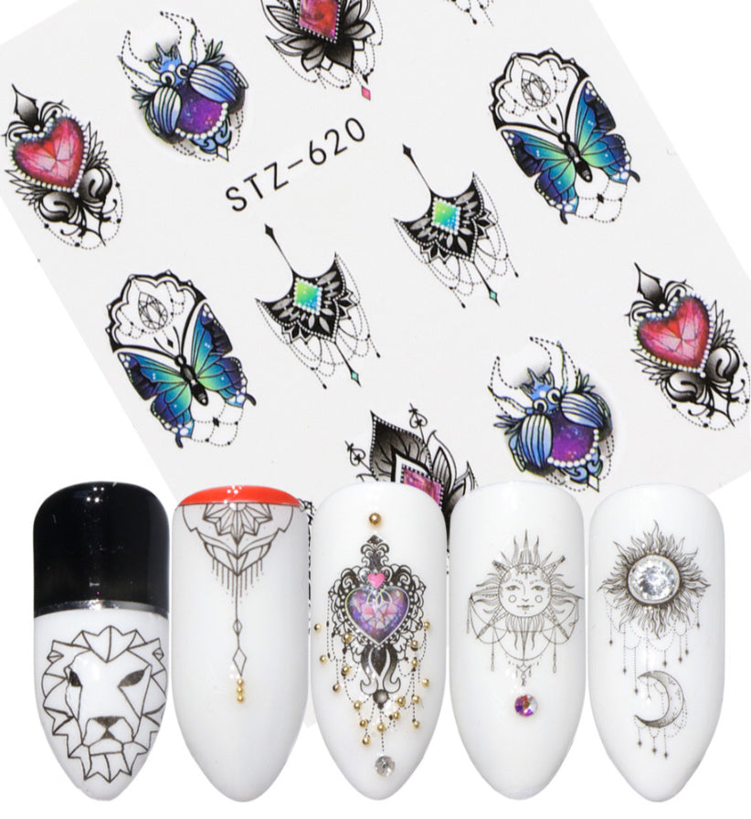 Colorful Mix Design STZ-620 - Premier Nail Supply