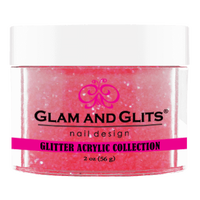 Glam & Glits - Glitter Acrylic Powder - Electric Magenta 2oz - GAC37 - Premier Nail Supply