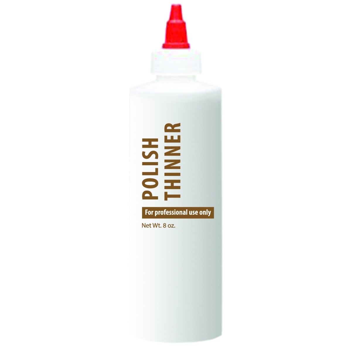 Empty Plastic Bottle With Cap No Label & label 8 oz - Premier Nail Supply