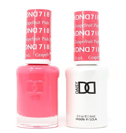 DND  Gelcolor - Pink Grapefruit 0.5 oz - #DD718 - Premier Nail Supply