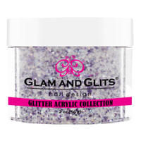 Glam & Glits - Glitter Acrylic Powder - Light Purple 2oz - GAC30 - Premier Nail Supply