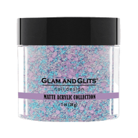 Glam & Glits Matte Acrylic Powder Cotton Candy 1oz - MAT626 - Premier Nail Supply