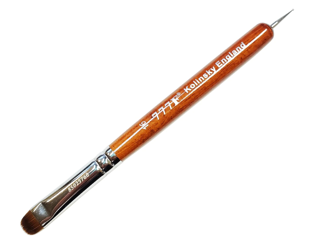 777 ft Red Wood French Nail Brush Dotting Tool Size 16 - #01118 - Premier Nail Supply