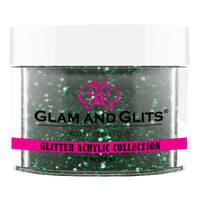 Glam & Glits - Glitter Acrylic Powder - Emerald Green- GAC08 - Premier Nail Supply