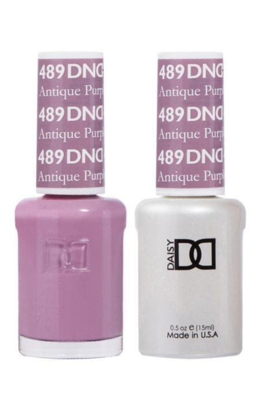 DND  Gelcolor - Antique Purple 0.5 oz - #DD489 - Premier Nail Supply