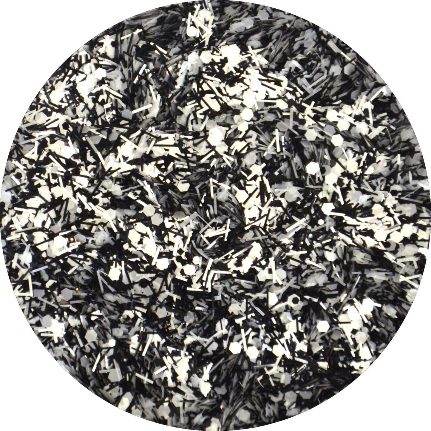 Effx Glitter - Black & White Ball 2.5 oz - #GFX01 - Premier Nail Supply