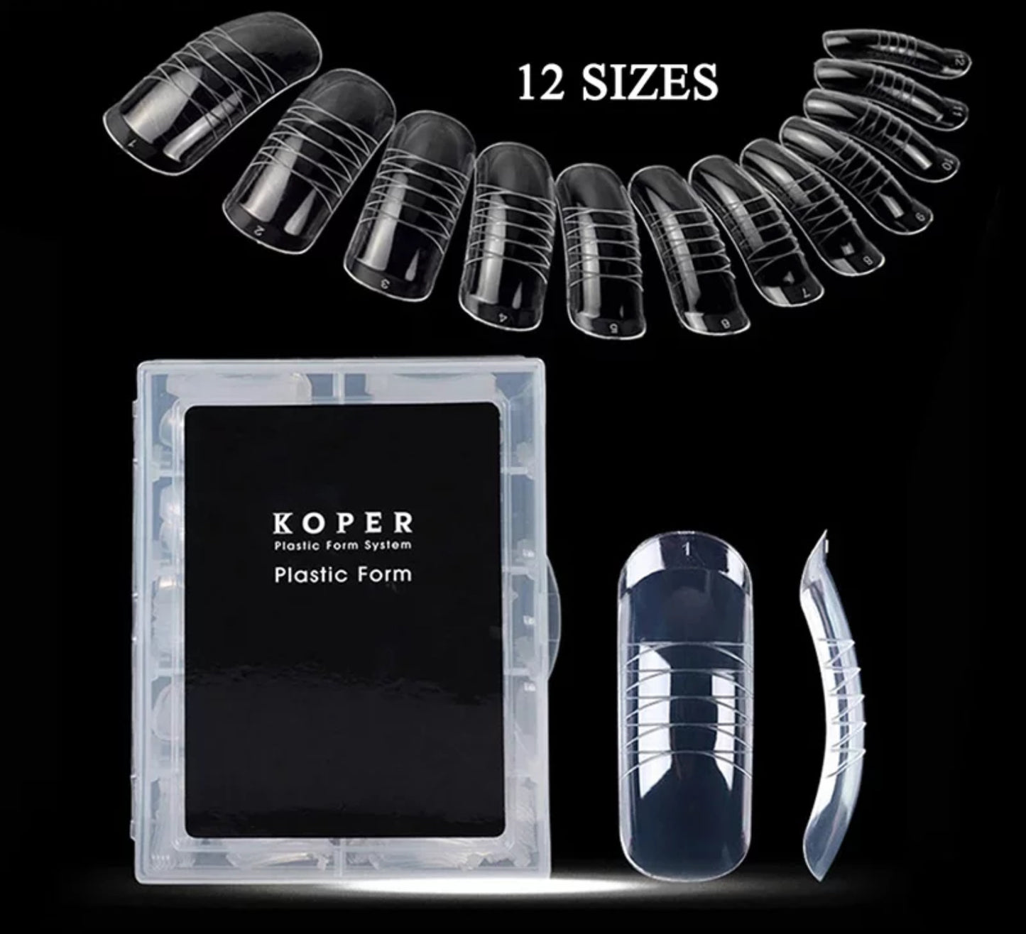 Koper Poly Gel Tip Mold #5 - Premier Nail Supply