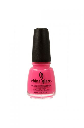 China Glaze Lacquer - Shocking Pink 0.5 oz - # 70293 - Premier Nail Supply 