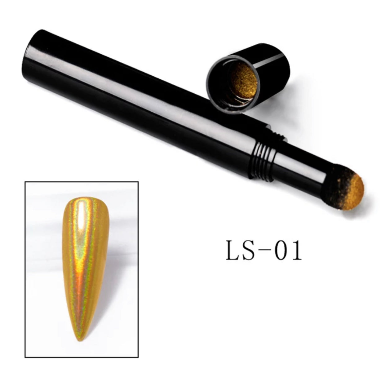 Holographic Laser Chrome Powder Pen - Premier Nail Supply