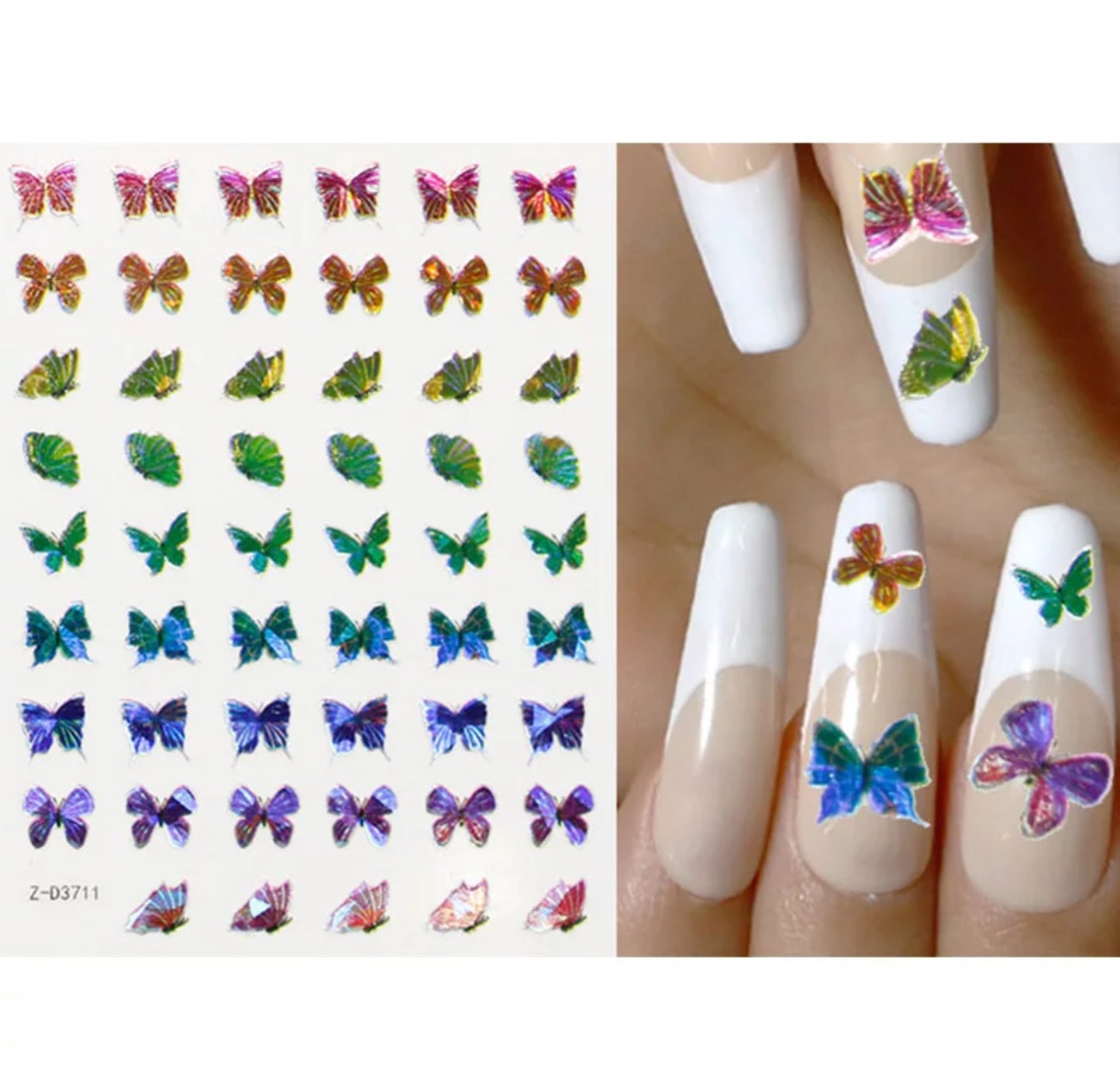 Holographic Butterfly Z-D3711 - Premier Nail Supply