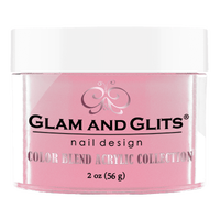 Glam & Glits Acrylic Powder Color Blend Tickled Pink 2 oz - Bl3019 - Premier Nail Supply