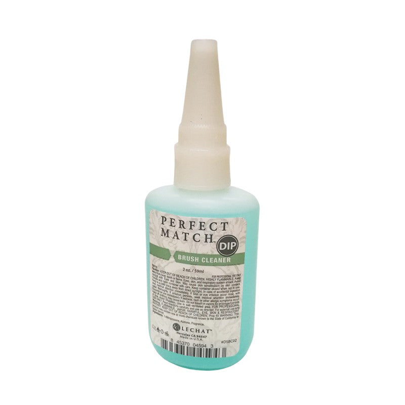 LeChat Perfect Match - Dip Brush Cleaner 2 oz - #DSBC02 - Premier Nail Supply