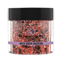 Glam & Glits Matte Acrylic Powder Pumpkin Pie 1oz - MAT628 - Premier Nail Supply