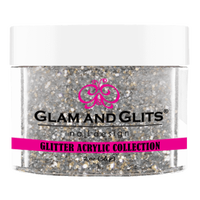 Glam & Glits - Glitter Acrylic Powder - Chrome Silver 2oz - GAC21 - Premier Nail Supply