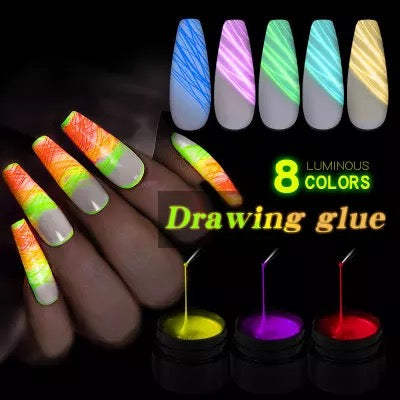 Glowing The Dark Spider Gel - Green #2 - Premier Nail Supply