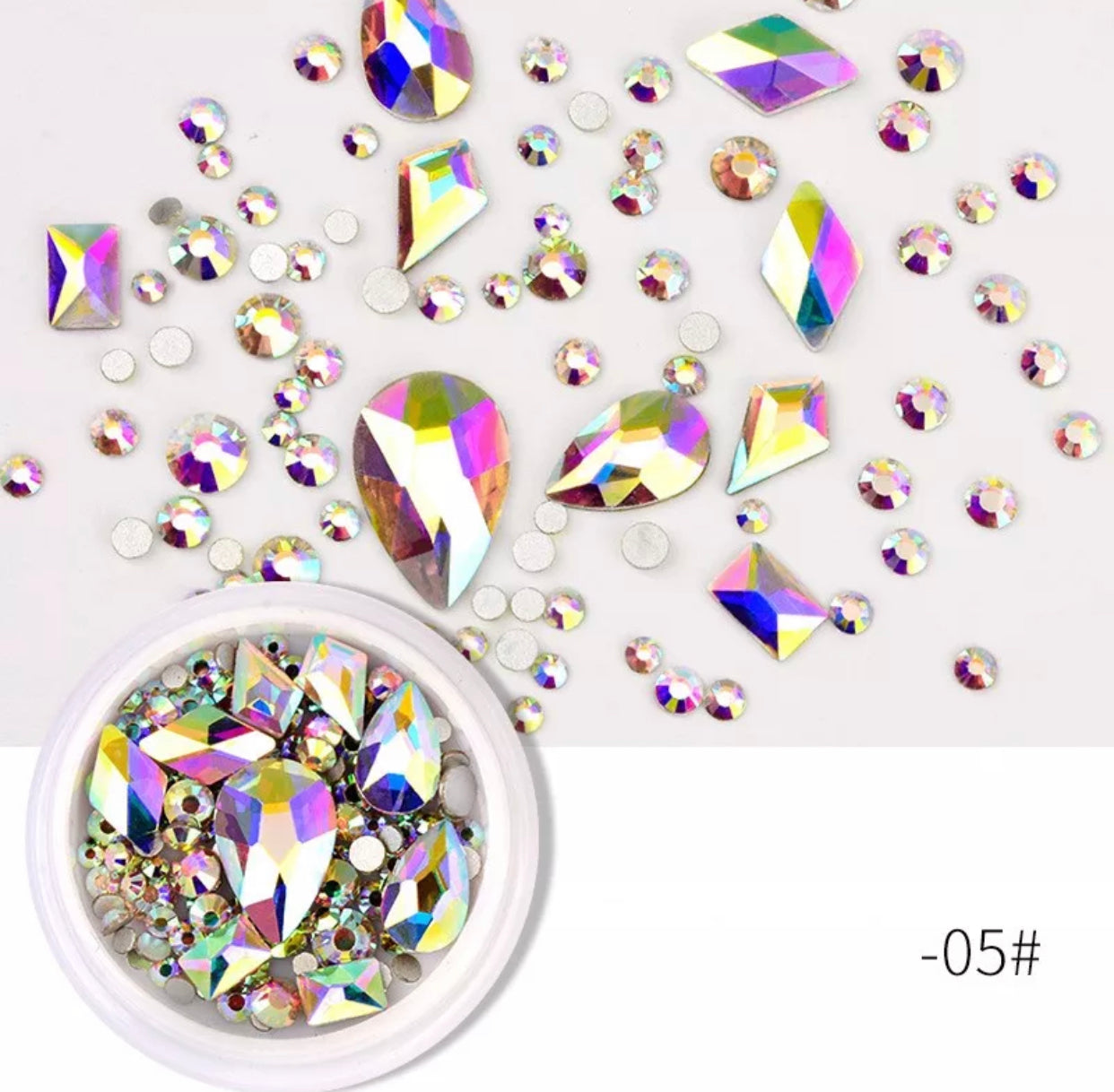 Big Teardrop Rhinestone - Premier Nail Supply