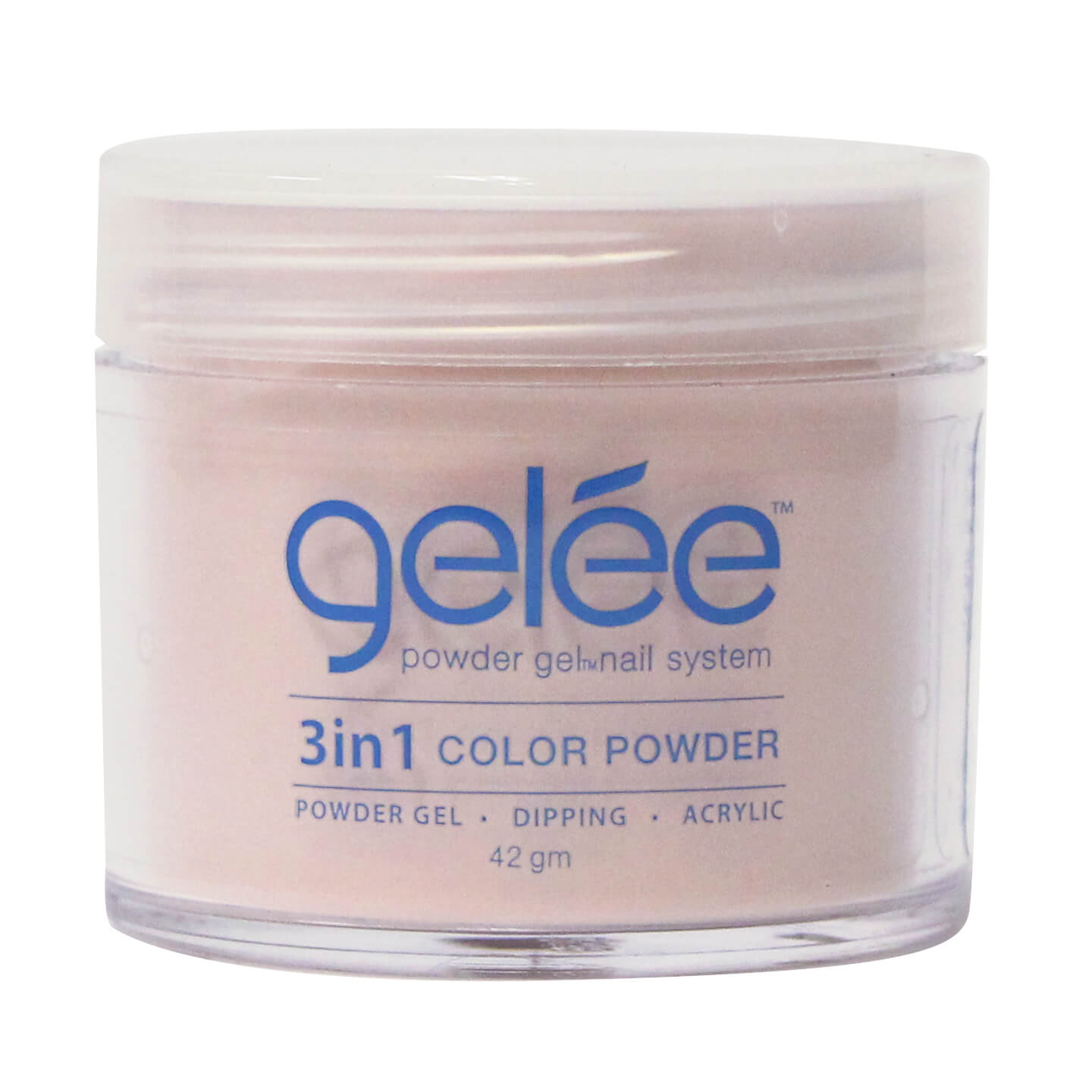 Gelee 3 in 1 Powder - Soft Nude 1.48 oz - #GCP09 - Premier Nail Supply