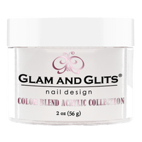 Glam & Glits Acrylic Powder Color Blend Milky - White 2 oz - Bl3001 - Premier Nail Supply