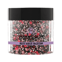 Glam & Glits Matte Acrylic Powder Blackberry Champagne 1oz - MAT605 - Premier Nail Supply