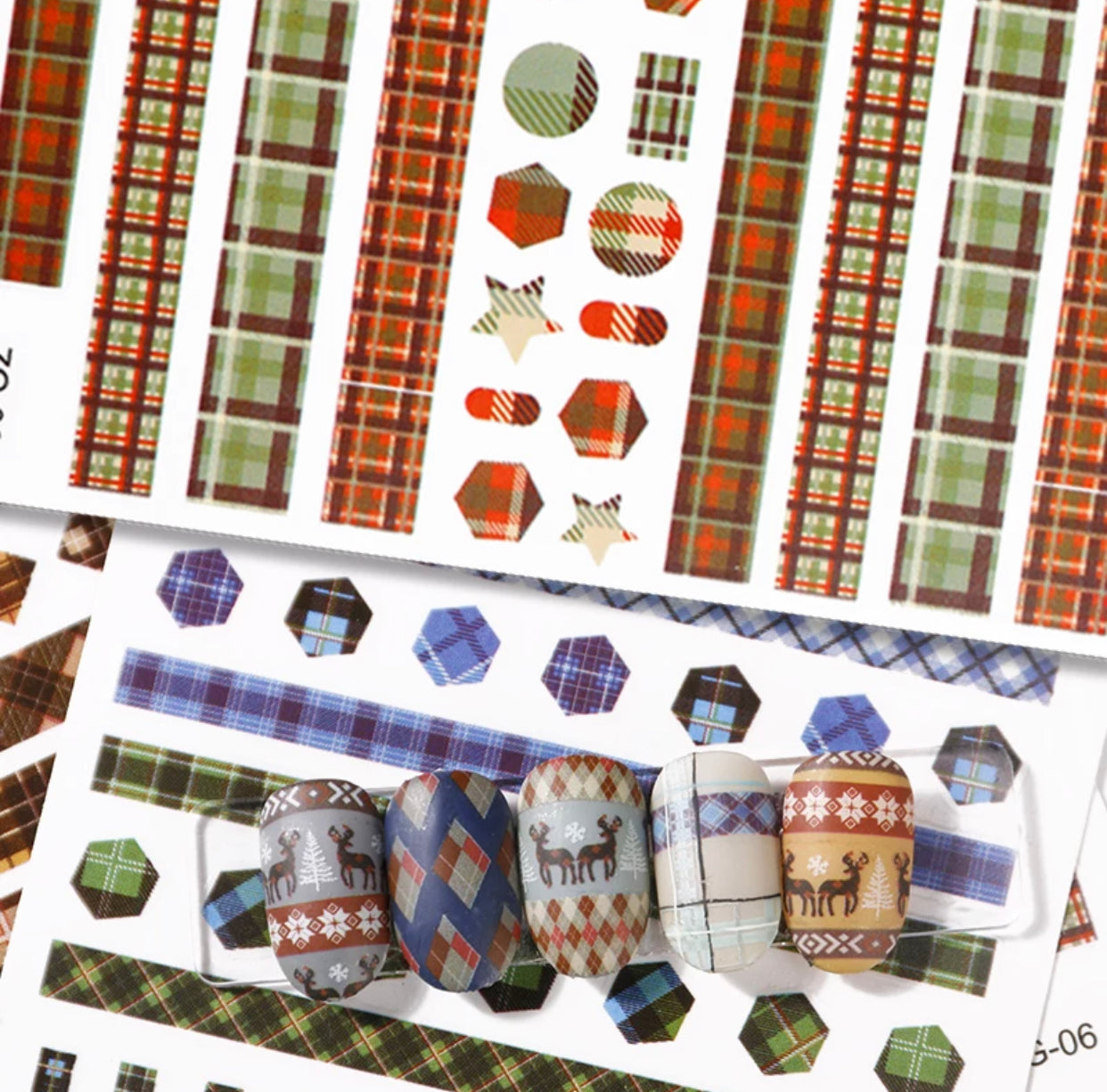 Reindeer Christmas Design ZG-04 - Premier Nail Supply