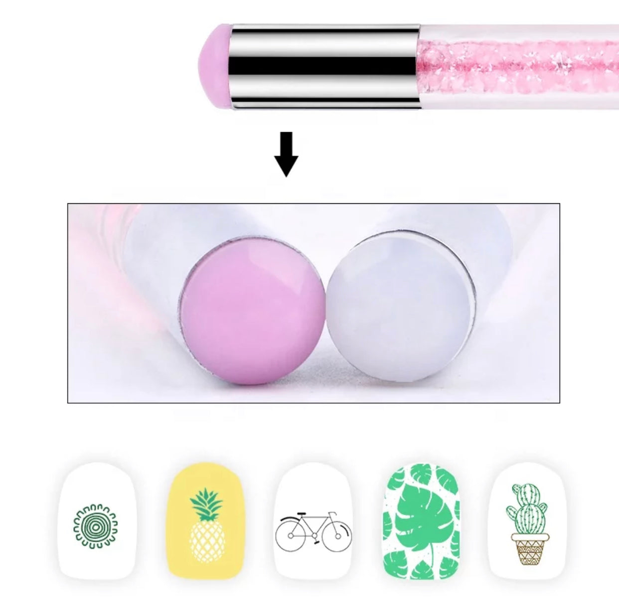 Ombré & Stamping Two Way Tool - Premier Nail Supply