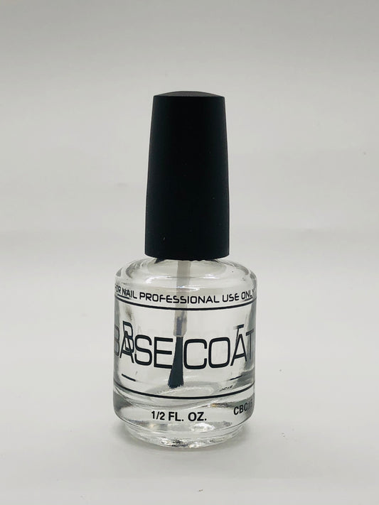 Base Coat Empty Glass Bottle 0.5oz - Premier Nail Supply