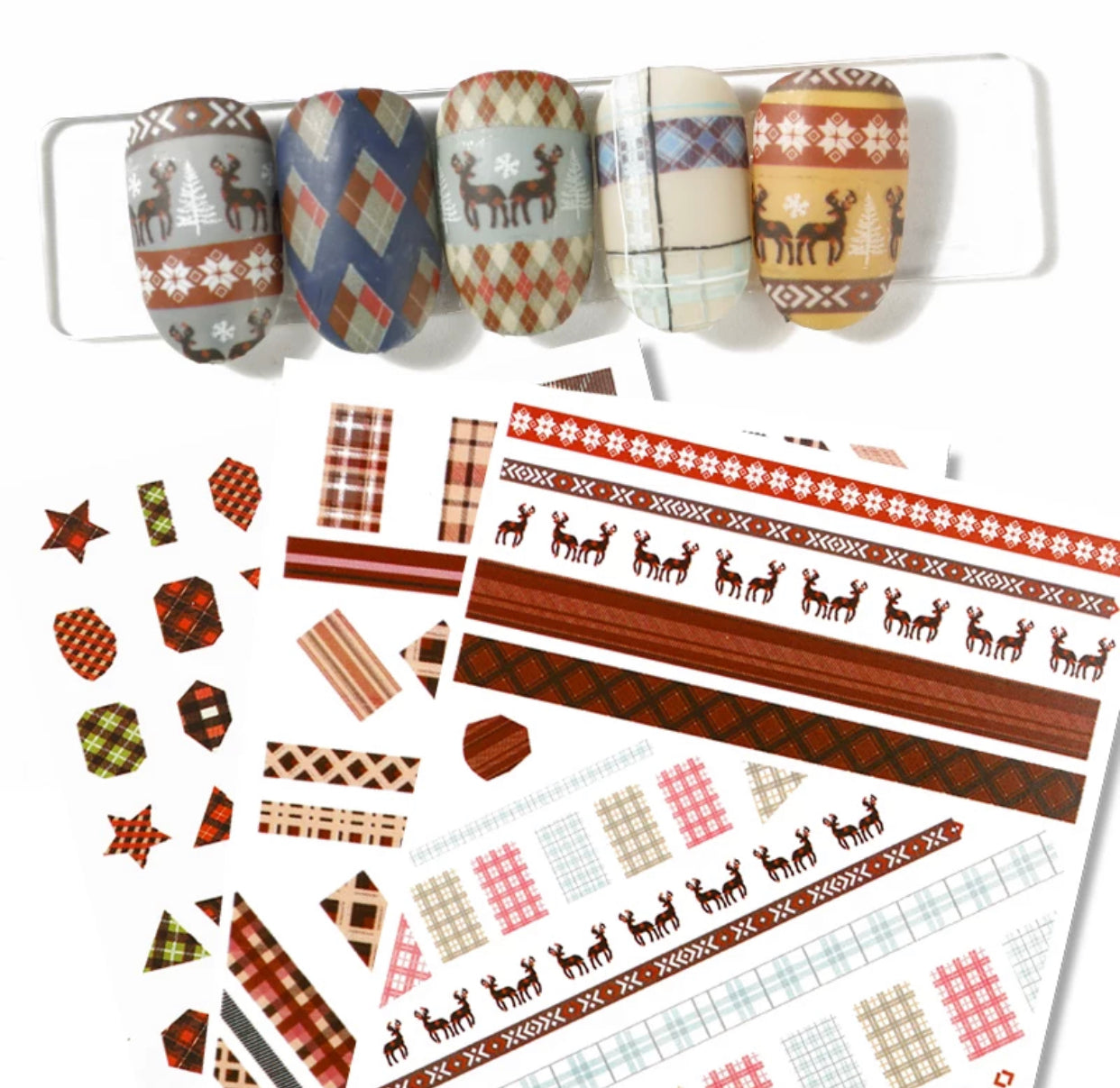 Reindeer Christmas Design ZG-04 - Premier Nail Supply