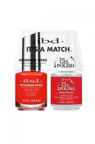 IBD Advanced Wear Color Duo Vixen Rouge - #65511 - Premier Nail Supply