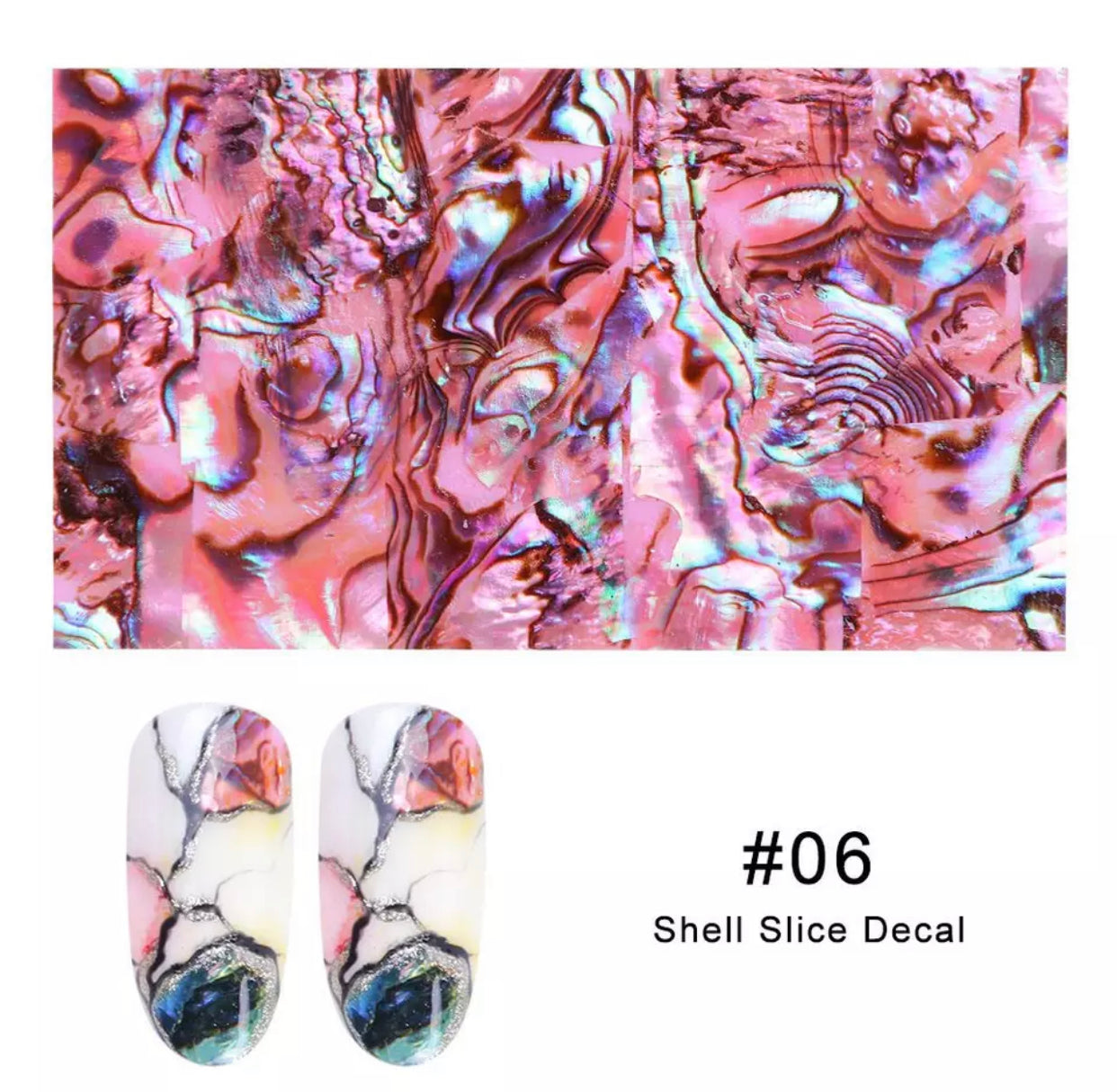 Dark Pink Mable Seashell - Individual Pack #06 - Premier Nail Supply