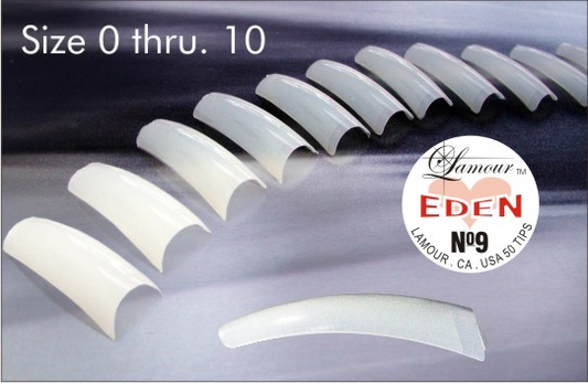 Lamour Eden Tip Refills Bag N0 Thru 10. - Premier Nail Supply