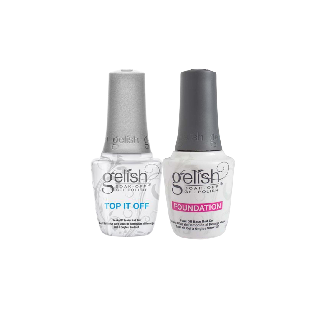 Harmony Gelish - Top It Off + Foundation - Special Duo - Premier Nail Supply